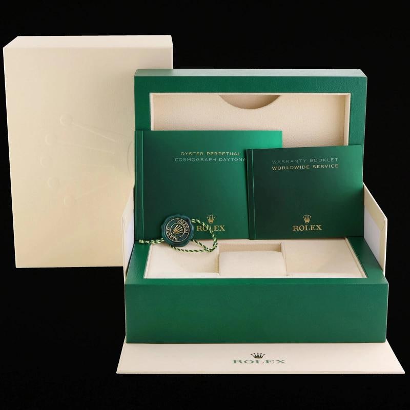2021 MINT Rolex Daytona 116518LN Yellow Gold Pikachu Ceramic Watch Box - 7