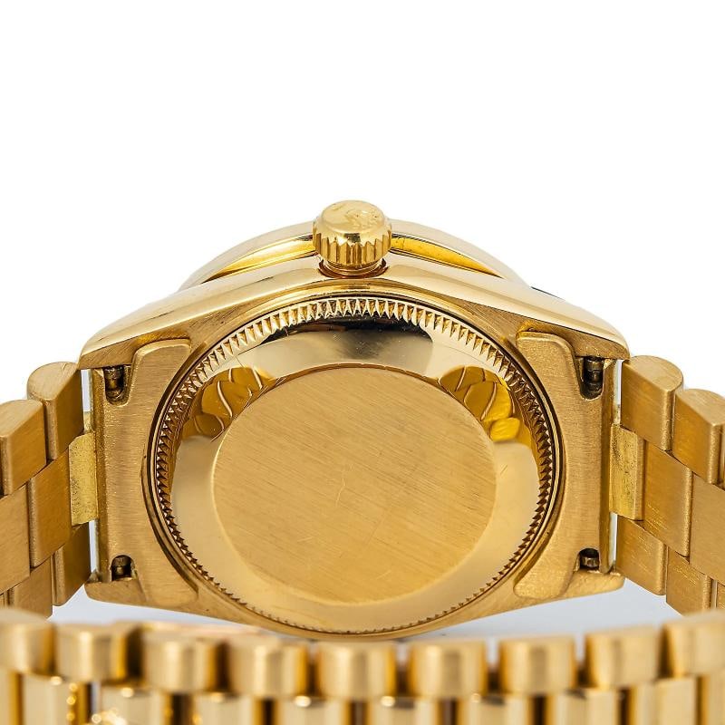 Rolex Datejust 68278 President 18K YG Black Dial Auto Ladies Watch 31mm - 6