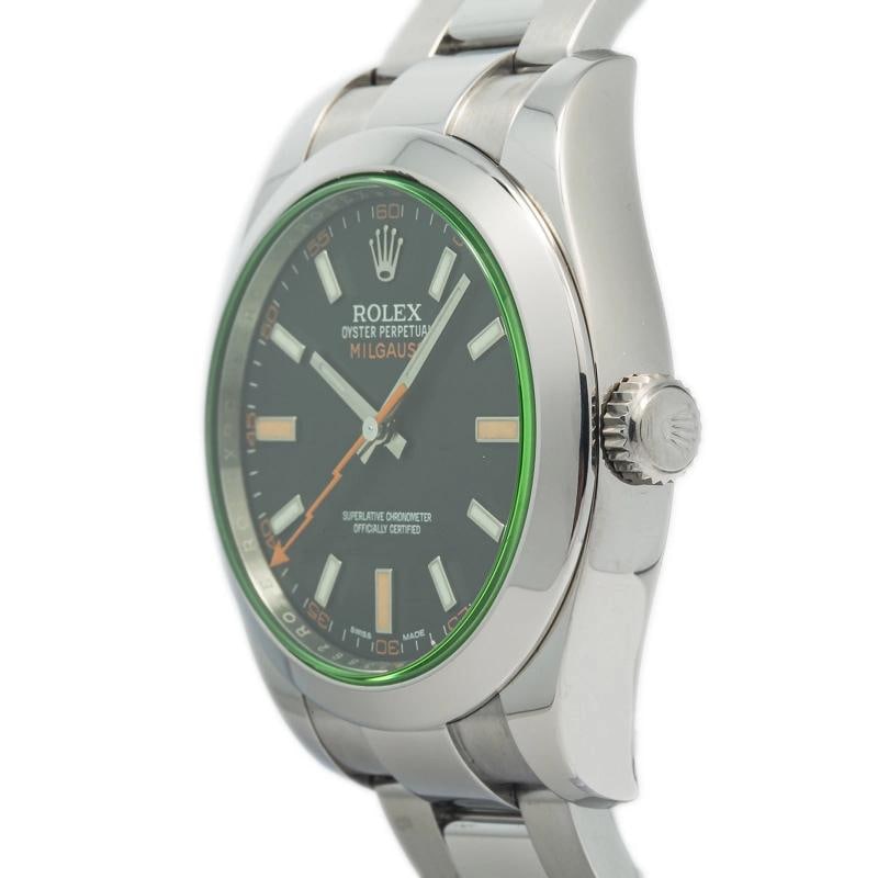 Rolex Milgauss 116400GV Automatic Stainless Steel Black Dial Men's Watch 40mm - 3