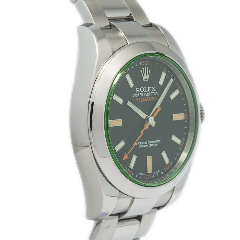 Rolex Milgauss 116400GV Automatic Stainless Steel Black Dial Men's Watch 40mm - 4