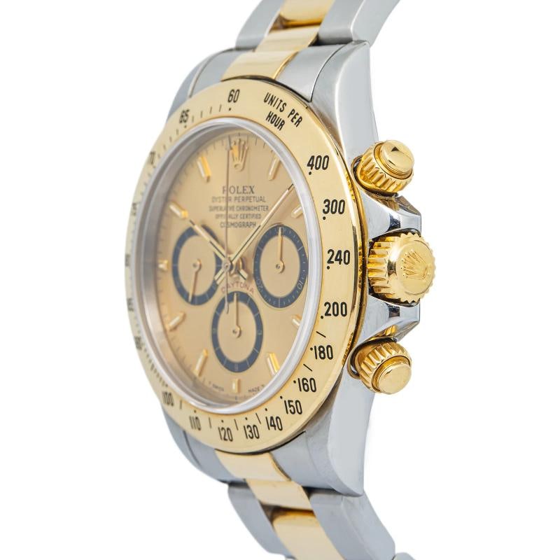 Rolex Daytona Zenith 16523 18k YG TwoTone Oyster Champagne Dial Auto Men 40mm - 3