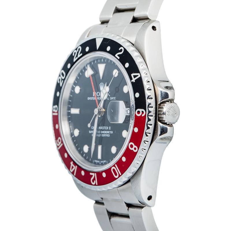 Rolex GMT-Master II Coke 16710 SS Oyster Black Dial Auto Men's Watch 40mm - 3