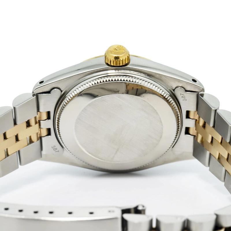 Rolex Datejust 6827 18K Yellow Gold Two Tone Rhodium Dial Auto Ladies 31mm - 6