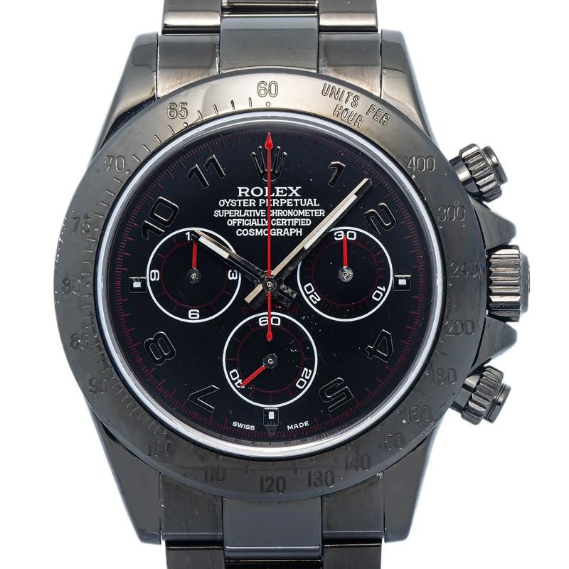 Rolex Daytona 116520 Oyster Stainless Steel PVD Black Dial Auto Men's Watch 40mm - 2