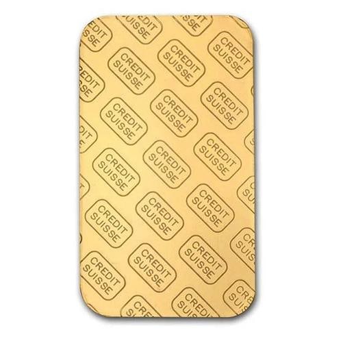 1 oz Credit Suisse Gold Bar .9999 Fine In Assay Card - 4