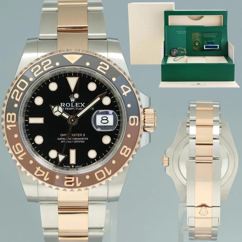 MINT PAPERS Rolex GMT Master II Root Beer Rose Gold 126711 CHNR Watch Box and Papers: Condition: Pre-owned - Excellent,Brand: Rolex,Department: Men,Type: Wristwatch,,Country of Origin: Switzerland