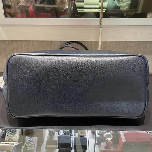 Gucci Navy GG Supreme Tote with Red/Navy Web & Matching Wristlet - 10