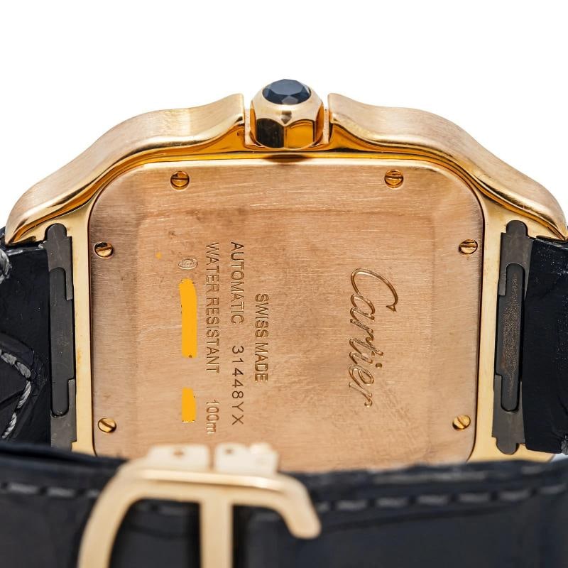 Cartier Santos WGSA0011 18K Rose Gold White Dial Auto Men Watch 40mm - 6