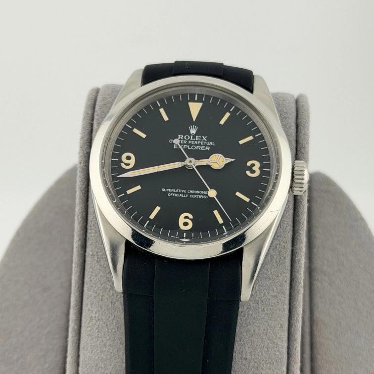 Vintage Rolex Explorer 1016 36mm Black Patina Dial Stainless Steel - 6
