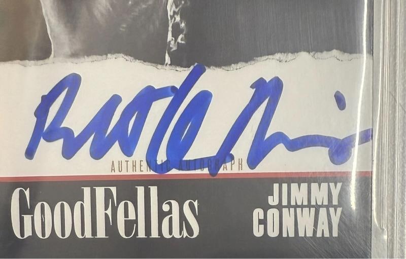 Robert De Niro Signed Goodfellas Custom Trading Card Beckett Witnessed Auto 10 - 3