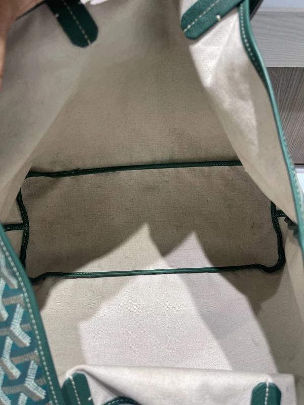Goyard Green St. Louis Tote MM with Wristlet (2023) - 12