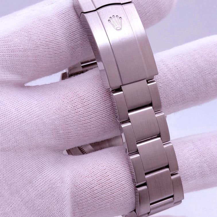 Rolex Oyster Perpetual 39 114300 39mm Dark Rhodium Dial Stainless Steel Box Tags - 7