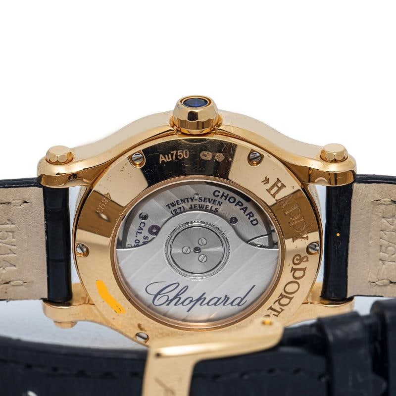 Chopard Happy Sport 4893 18k Rose Gold White Dial Auto Ladies Watch 30mm - 6