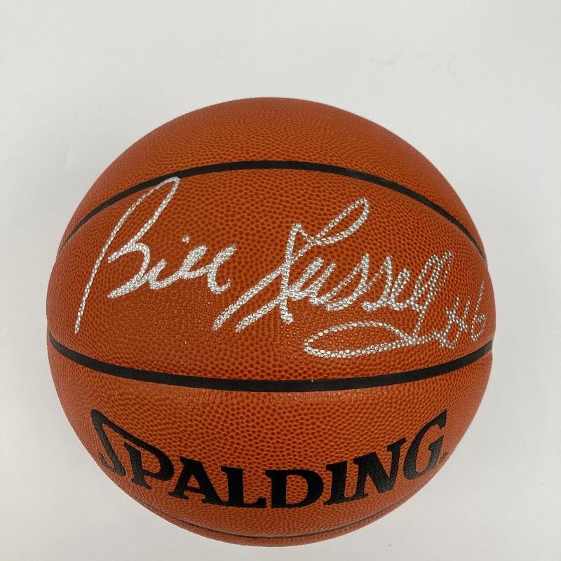 Bill Russell Signed Spalding Official Game Basketball Beckett Certified (1 of 5)