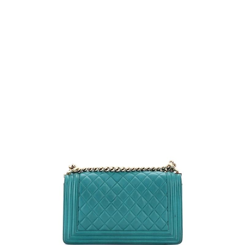 Chanel Boy Flap Bag Quilted Lambskin Old Medium - 3