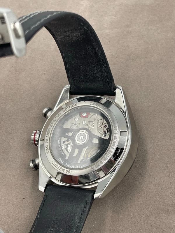 TAG Heuer Carrera Chronograph x Porsche SE Mens Watch CBN2A1F.FC6492 - 9