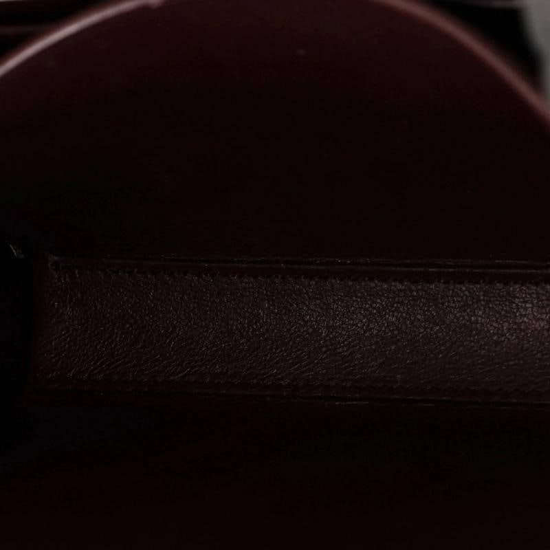 Saint Laurent Cassandra Top Handle Bag Crocodile Embossed Leather Mini - 5