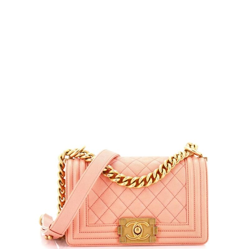 Chanel Boy Flap Bag Quilted Caviar Small (1 of 6)