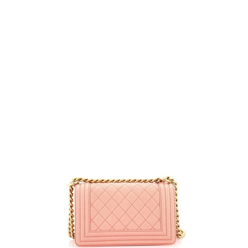 Chanel Boy Flap Bag Quilted Caviar Small - 3