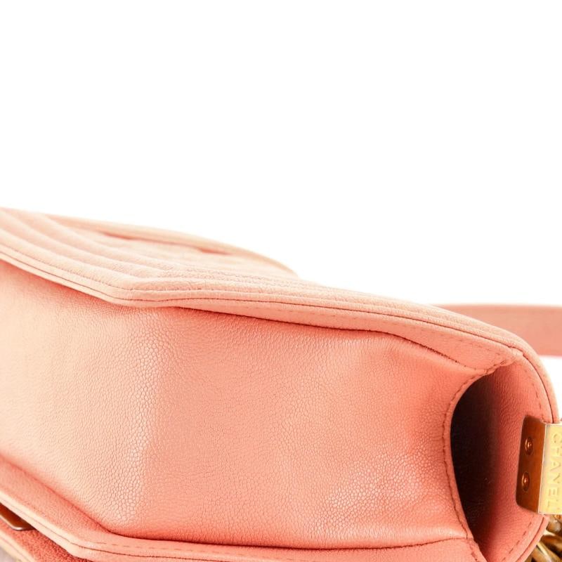 Chanel Boy Flap Bag Quilted Caviar Small - 6