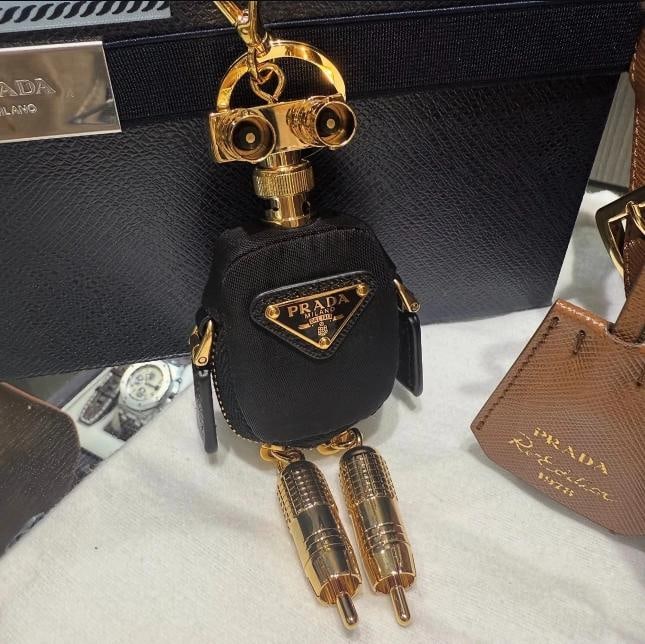 Prada Re-Edition 1978 Small Re-Nylon backpack & Robot Bag Charm (2025) - 4