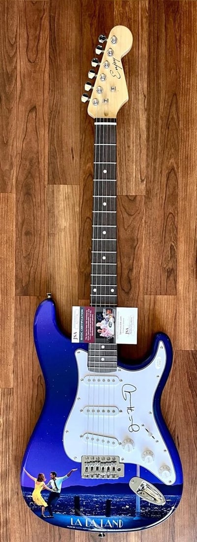 JUSTIN HURWITZ Signed Guitar JSA COA Custom 1/1 LA LA LAND COMPOSER - 2