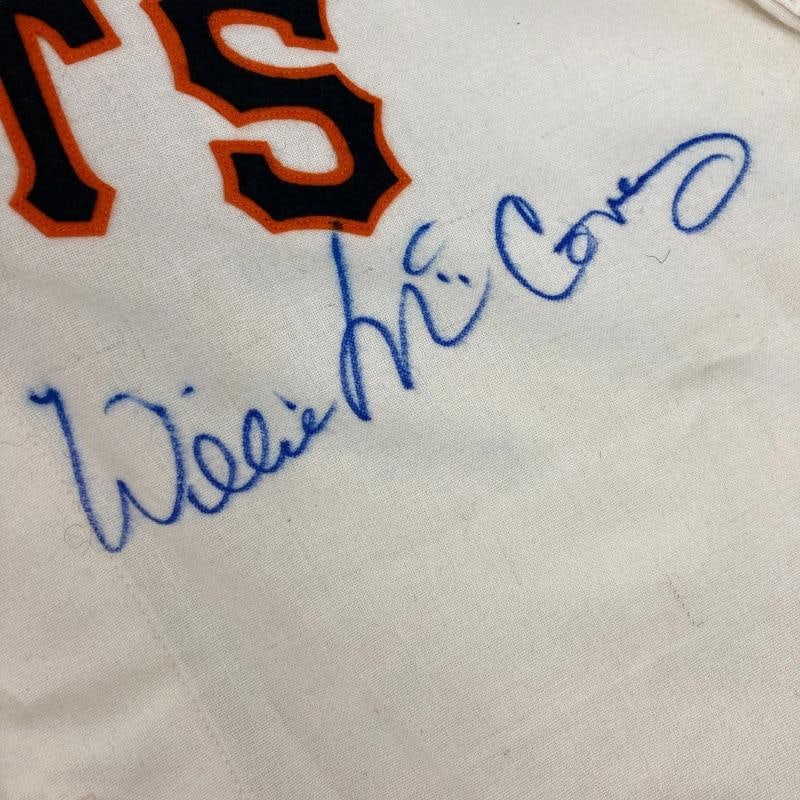 Willie McCovey Signed San Francisco Giants Mitchell & Ness Jersey Beckett COA - 4