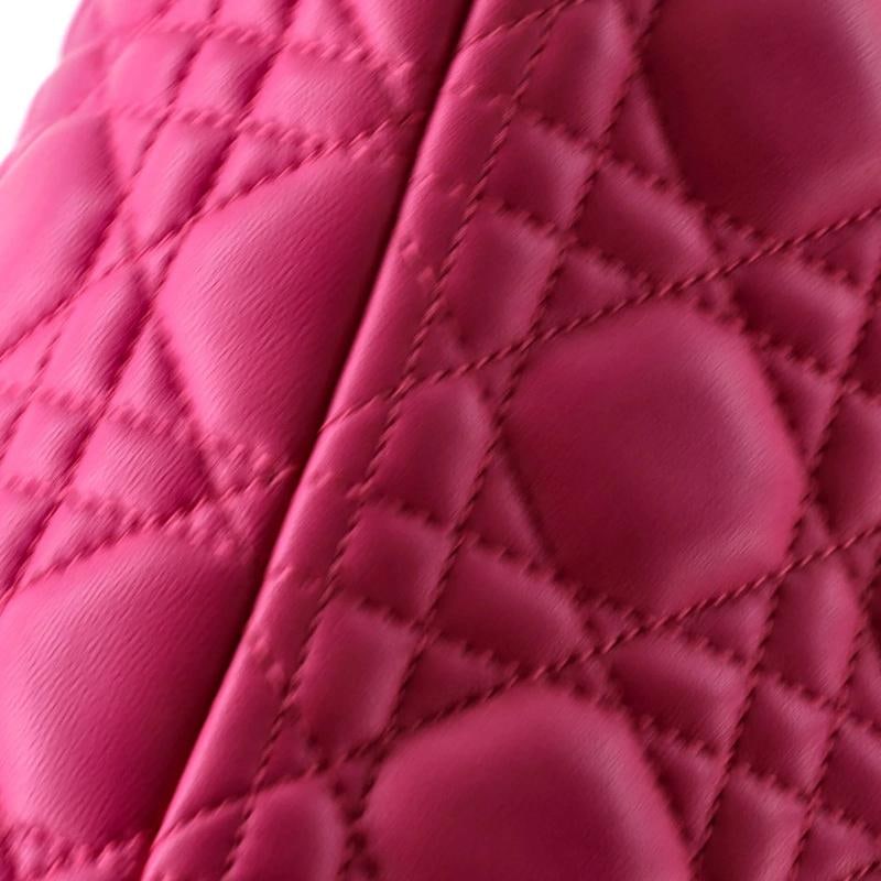 Christian Dior Lady Dior Bag Cannage Quilt Lambskin Large - 6