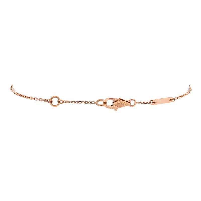 Van Cleef & Arpels Sweet Alhambra Heart Bracelet 18K Rose Gold with Carnelian - 3
