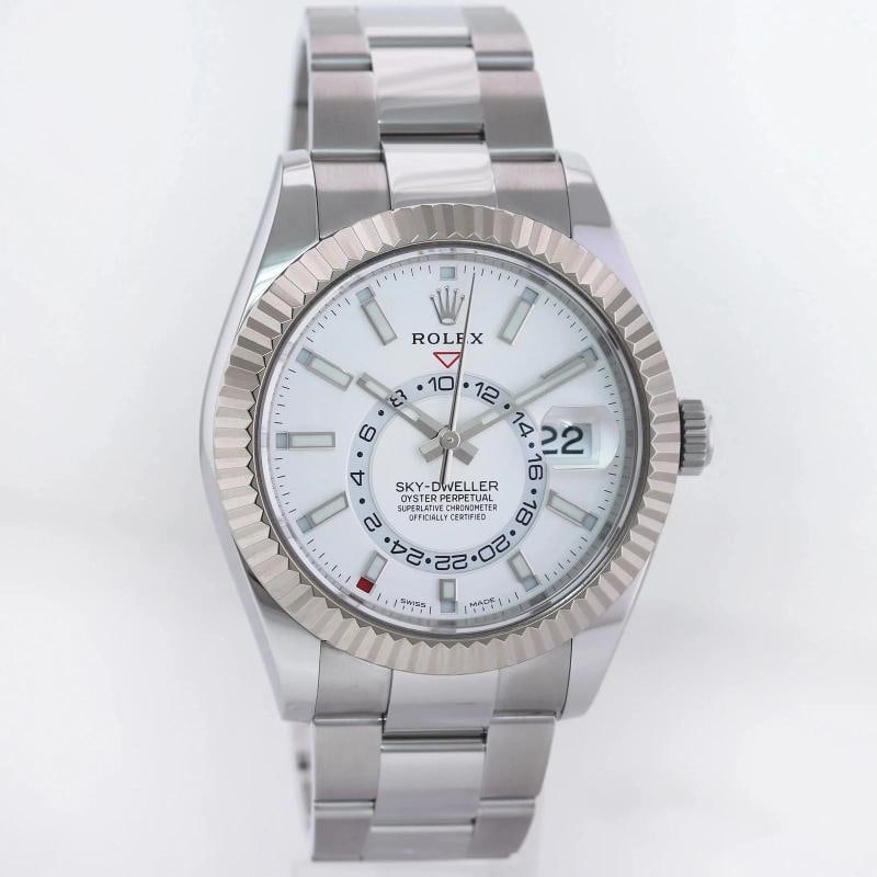 MINT PAPERS Rolex White Sky-Dweller Steel White Gold 42mm 326934 White Dial - 3