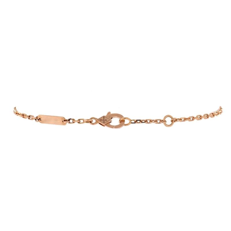 Van Cleef & Arpels Lucky Spring Plum Blossom Bracelet 18K Rose Gold and Mother - 3
