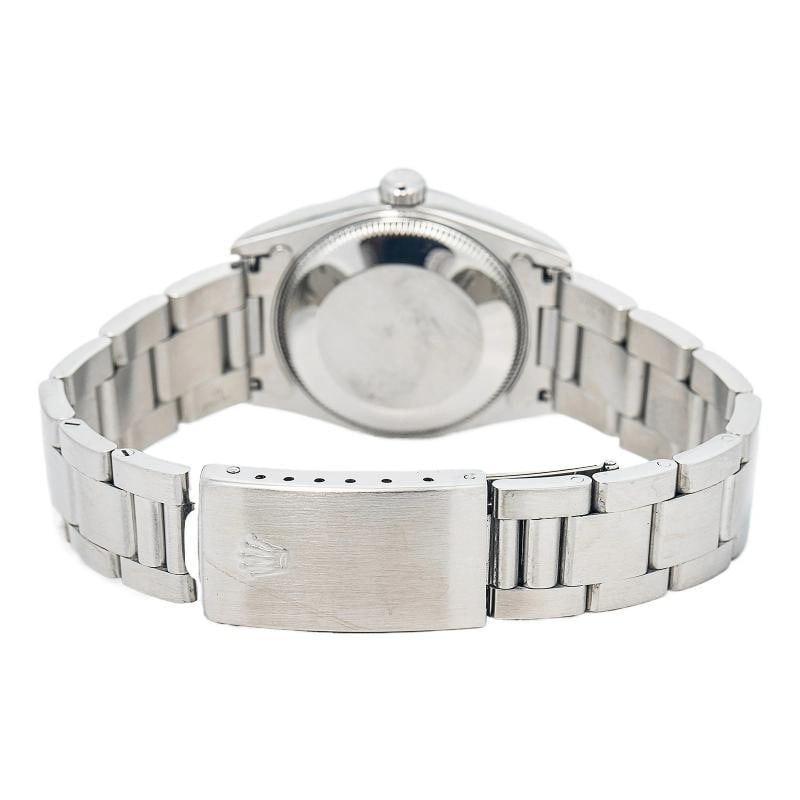 Rolex DateJust 68240 Stainless Steel White Dial Automatic Unisex Watch 31mm - 5