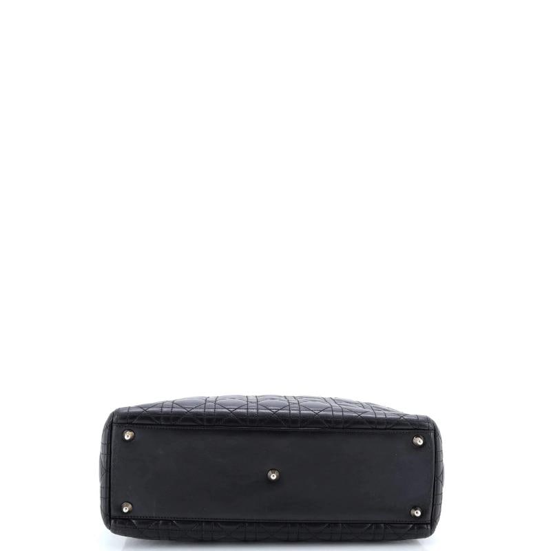 Christian Dior Lady Dior Bag Cannage Quilt Lambskin Large - 4