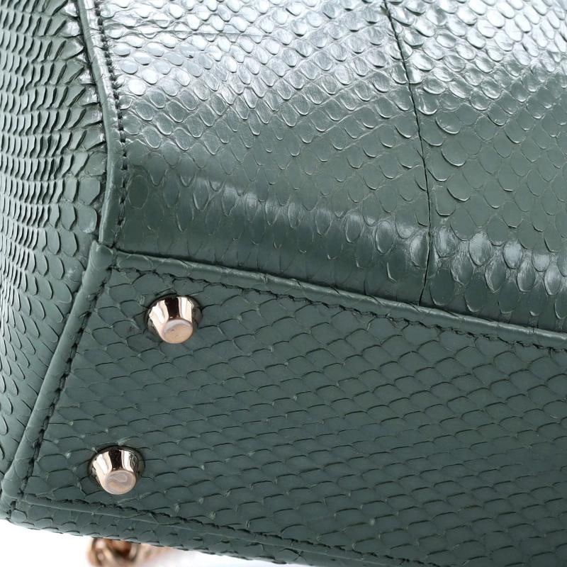 Christian Dior Lady Dior Chain Bag Python Mini - 6