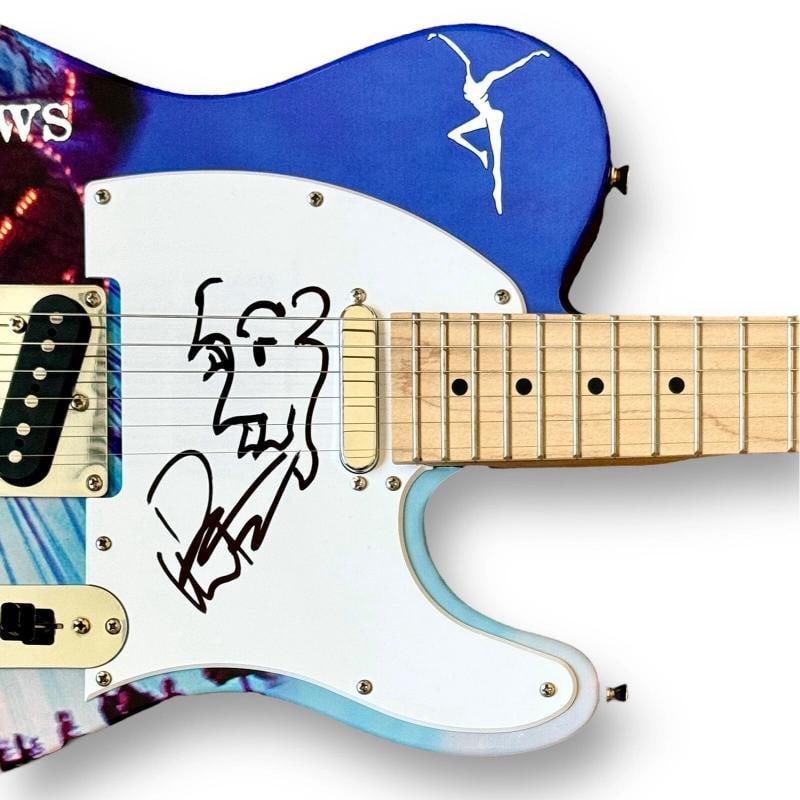 DAVE MATTHEWS Signed Guitar Custom 1/1 JSA COA W/ RARE SKETCH BAND - 2