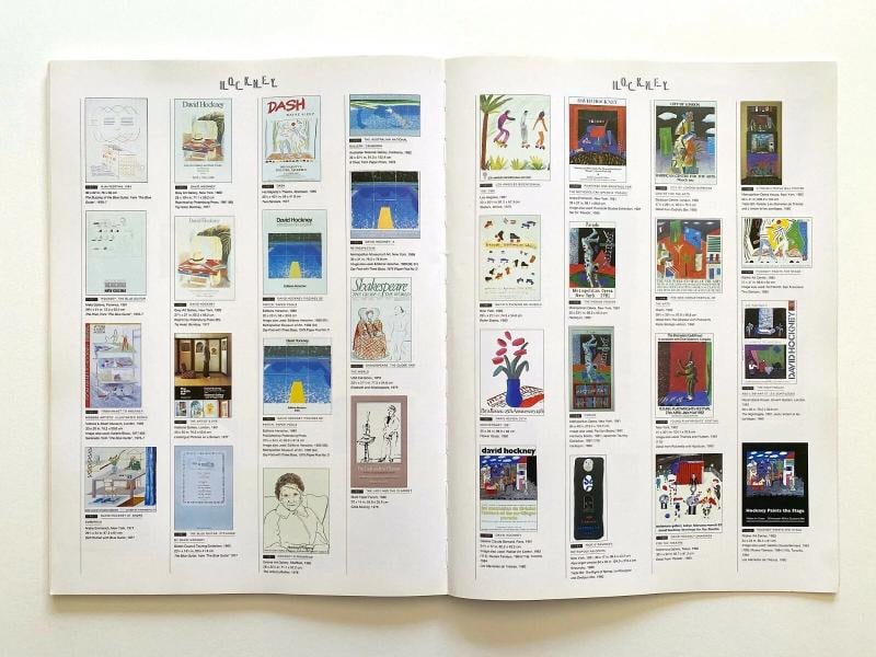 DAVID HOCKNEY POSTERS "OFF THE WALL" RARE 1996 XLARGE COLLECTOR'S POP ART BOOK - 12