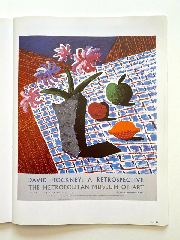 DAVID HOCKNEY POSTERS "OFF THE WALL" RARE 1996 XLARGE COLLECTOR'S POP ART BOOK - 2