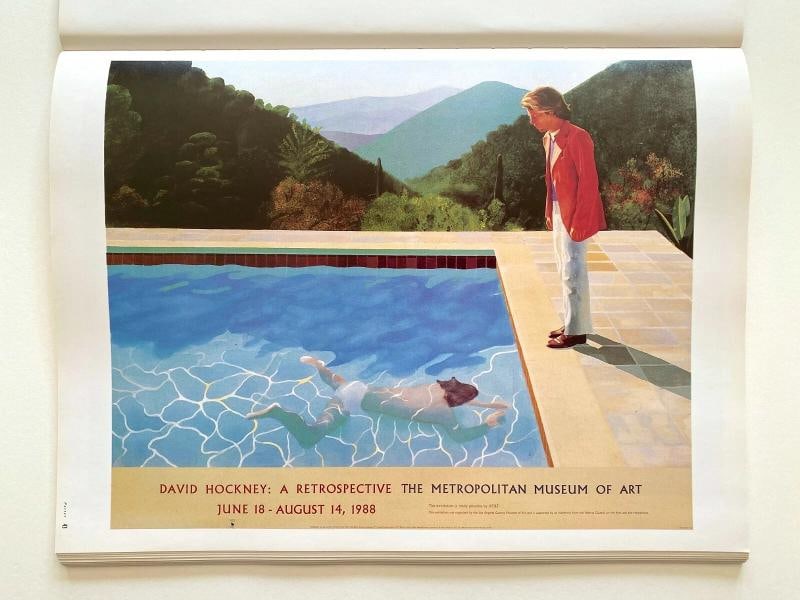 DAVID HOCKNEY POSTERS "OFF THE WALL" RARE 1996 XLARGE COLLECTOR'S POP ART BOOK - 4
