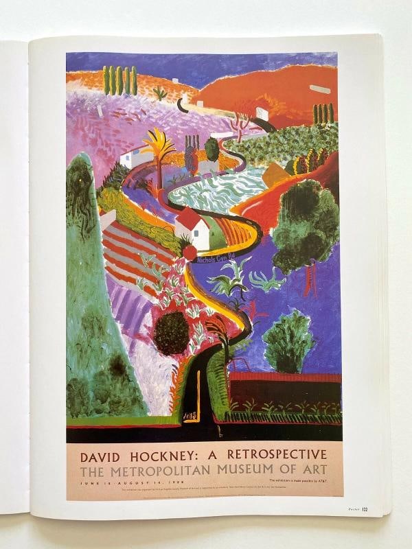 DAVID HOCKNEY POSTERS "OFF THE WALL" RARE 1996 XLARGE COLLECTOR'S POP ART BOOK - 6