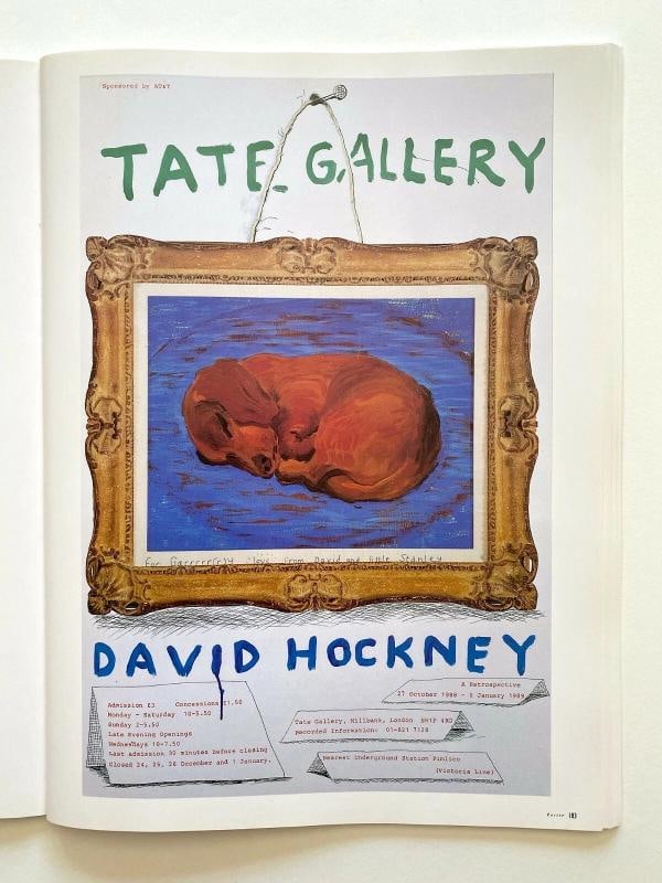 DAVID HOCKNEY POSTERS "OFF THE WALL" RARE 1996 XLARGE COLLECTOR'S POP ART BOOK - 7