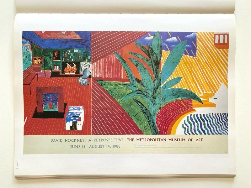 DAVID HOCKNEY POSTERS "OFF THE WALL" RARE 1996 XLARGE COLLECTOR'S POP ART BOOK - 8
