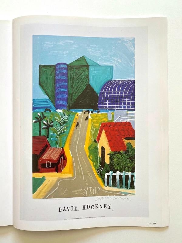 DAVID HOCKNEY POSTERS "OFF THE WALL" RARE 1996 XLARGE COLLECTOR'S POP ART BOOK - 9