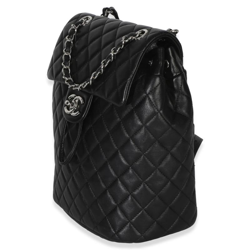 Chanel Black Quilted Lambskin Small Urban Spirit Backpack - 2