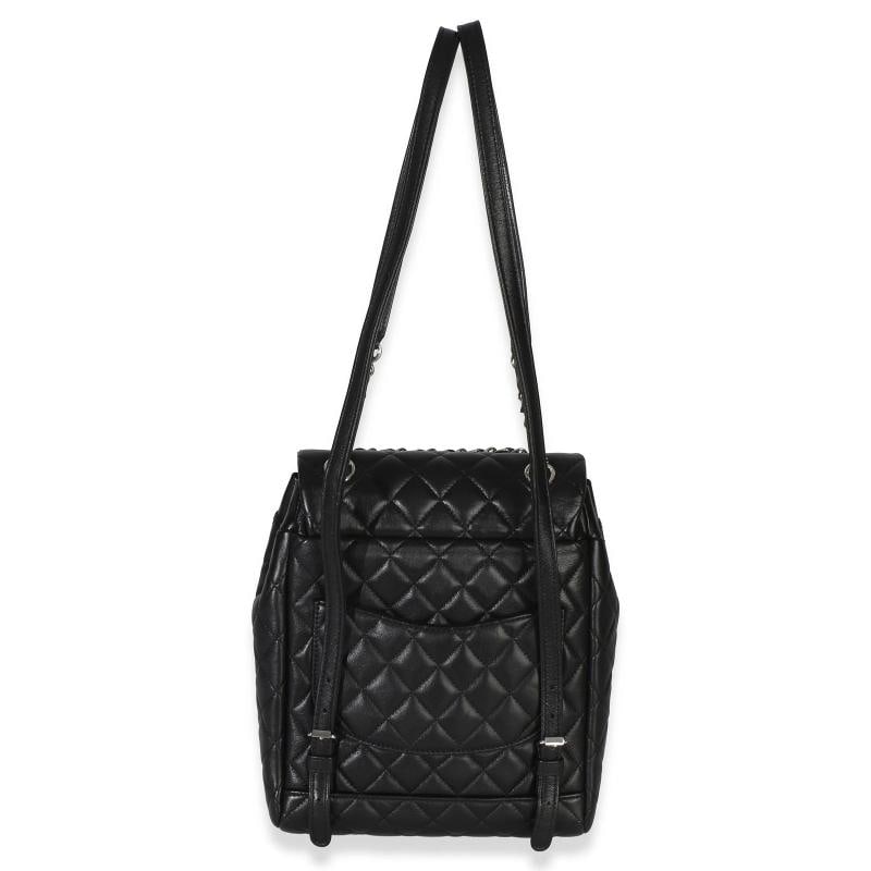 Chanel Black Quilted Lambskin Small Urban Spirit Backpack - 4