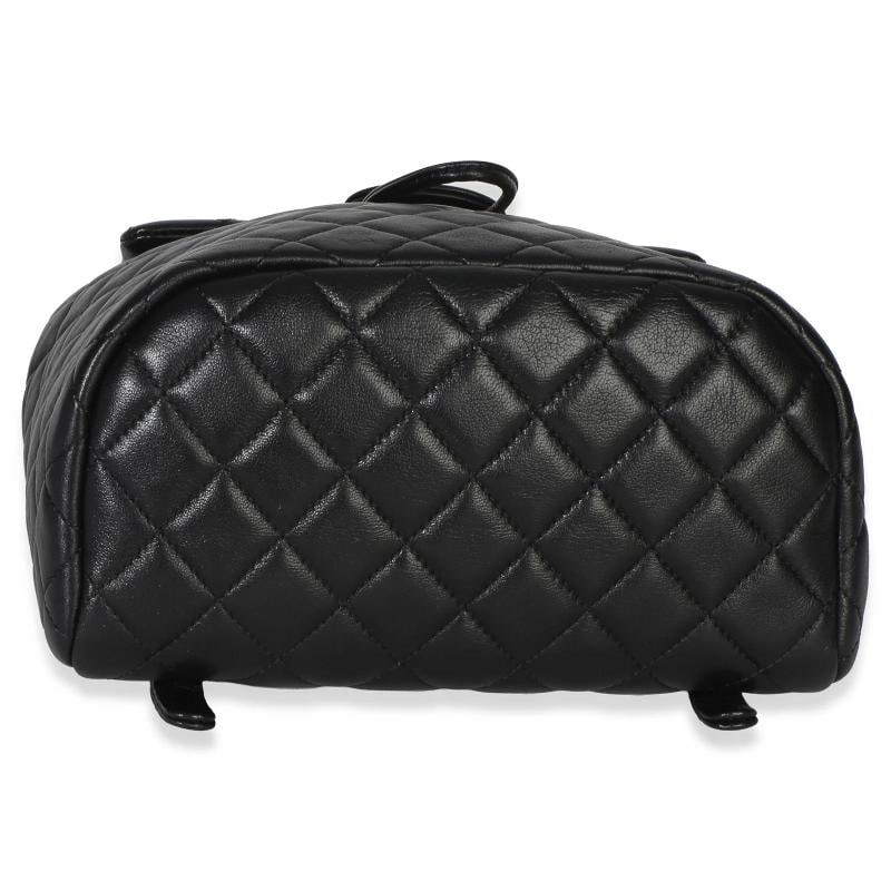 Chanel Black Quilted Lambskin Small Urban Spirit Backpack - 8