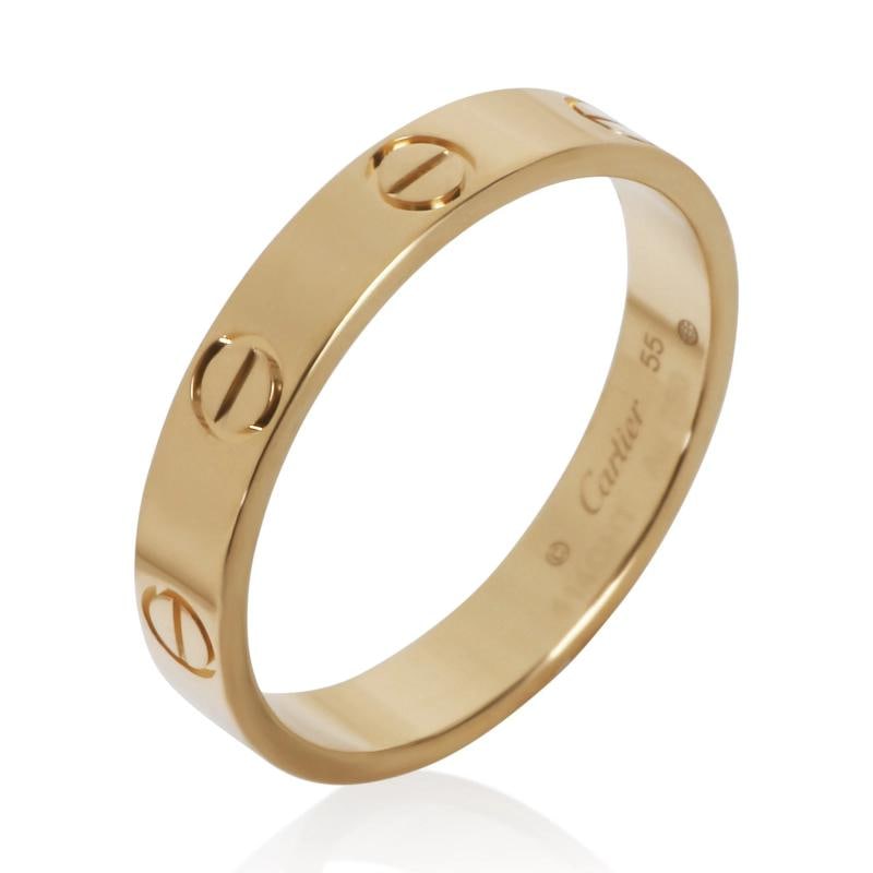 Cartier Yellow Gold Small Model Love Ring - 4