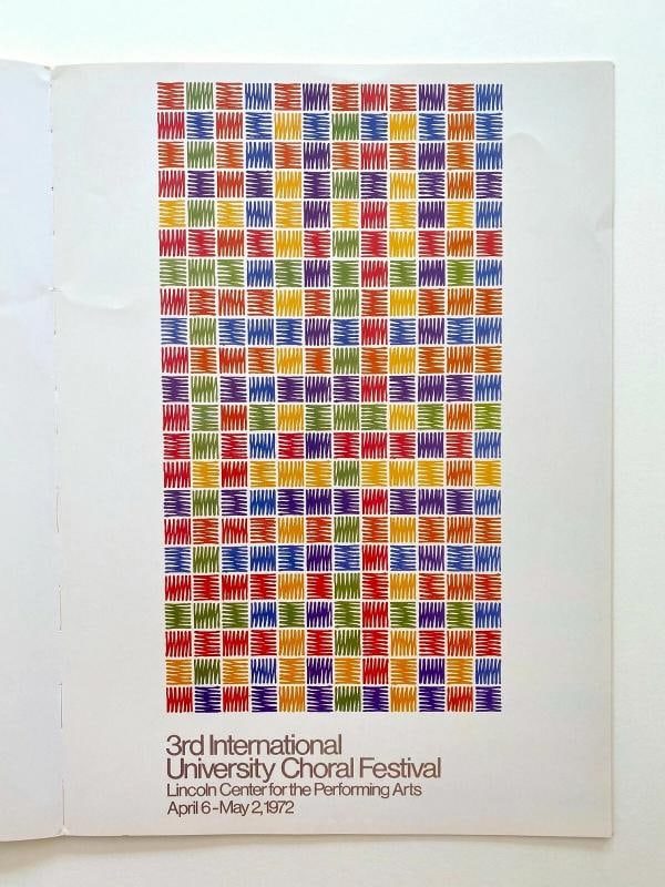 "LINCOLN CENTER POSTERS" RARE VTG 1980 1ST ED LITHOGRAPH PRINT XLRG POP ART BOOK - 12