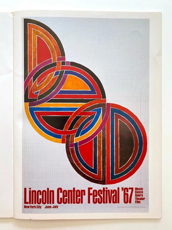 "LINCOLN CENTER POSTERS" RARE VTG 1980 1ST ED LITHOGRAPH PRINT XLRG POP ART BOOK - 2