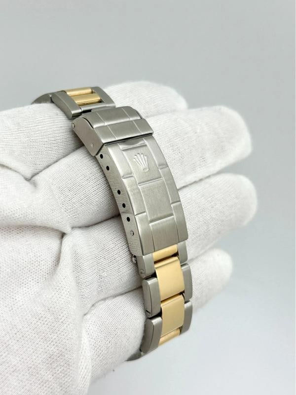 Rolex Submariner Black 16613 40mm 18k Yellow Gold Stainless Steel Box Paper - 8