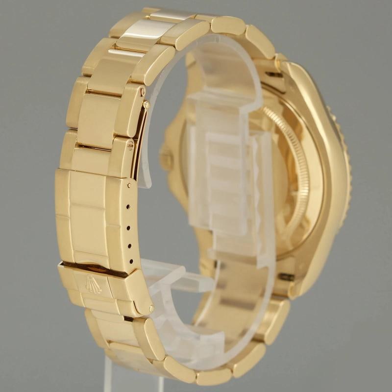 PAPERS MINT Rolex 40mm Yacht-Master 18k Yellow Gold 16628 White Sapphire Watch - 6